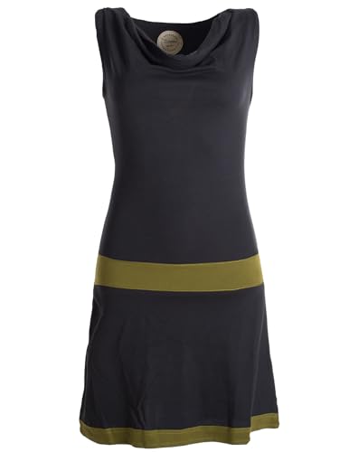 Vishes - Alternative Bekleidung - Ärmellose Tunika aus Biobaumwolle mit Wasserfallkragen schwarz 34-36 Vishes - Alternative Bekleidung - Ärmellose Tunika aus Biobaumwolle mit Wasserfallkragen schwarz 34-36 von Vishes