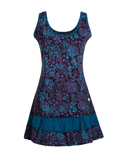 Vishes - Alternative Bekleidung - Damen Lagen-Look Jersey-Tunika Sommerkleid Träger-Kleid schwarz 42 Vishes - Alternative Bekleidung - Damen Lagen-Look Jersey-Tunika Sommerkleid Träger-Kleid schwarz 42 von Vishes