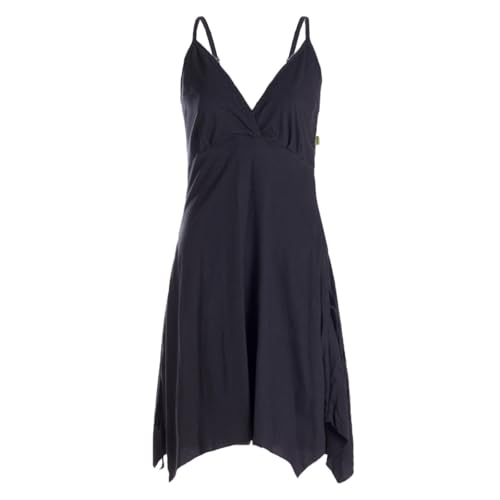 Vishes Damen Sommerkleid mit Spaghettiträgern in Schwarz I Größe XS (34) I Handgefertigt aus 100% Baumwolle I Träger-Kleid I Ideal für Frühjahr & Sommer I Nachhaltige Alternative Bekleidung Vishes Damen Sommerkleid mit Spaghettiträgern in Schwarz I Größe XS (34) I Handgefertigt aus 100% Baumwolle I Träger-Kleid I Ideal für Frühjahr & Sommer I Nachhaltige Alternative Bekleidung von Vishes