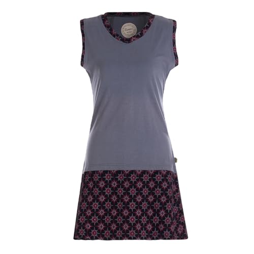 Vishes ärmelloses Damen-Kleid in Grau I Größe L (40) I Handgefertigt aus 100% Baumwolle I T-Shirt Kleid I Ideal für Frühjahr & Sommer I Nachhaltige Alternative Bekleidung Vishes ärmelloses Damen-Kleid in Grau I Größe L (40) I Handgefertigt aus 100% Baumwolle I T-Shirt Kleid I Ideal für Frühjahr & Sommer I Nachhaltige Alternative Bekleidung von Vishes