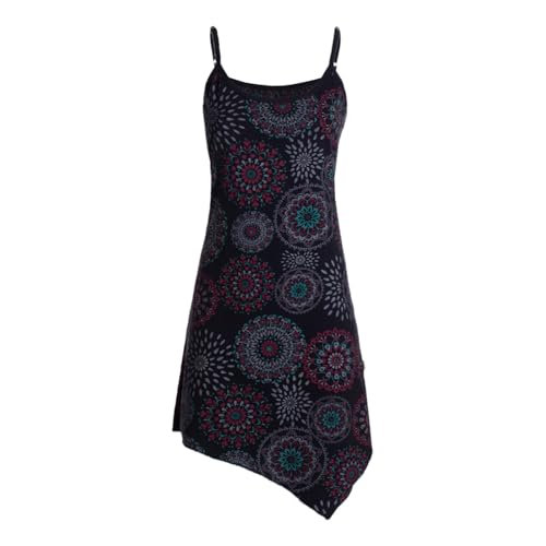 Vishes Spagettiträger Damen-Kleid in schwarz I Größe 4XL (46) I Handgefertigt aus 100% Baumwolle I Kleid mit verstellbaren Träger I Ideal für Sommer I Nachhaltige Alternative Bekleidung Vishes Spagettiträger Damen-Kleid in schwarz I Größe 4XL (46) I Handgefertigt aus 100% Baumwolle I Kleid mit verstellbaren Träger I Ideal für Sommer I Nachhaltige Alternative Bekleidung von Vishes