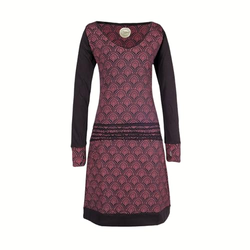 Vishes Leichtes Jerseykleid Langarm mit Punkten in Schwarz-Dunkelrot | Größe S (36) | Handgefertigt aus 100% Baumwolle | Ideal für Herbst & Frühjahr | Nachhaltige Alternative Bekleidung Vishes Leichtes Jerseykleid Langarm mit Punkten in Schwarz-Dunkelrot | Größe S (36) | Handgefertigt aus 100% Baumwolle | Ideal für Herbst & Frühjahr | Nachhaltige Alternative Bekleidung von Vishes