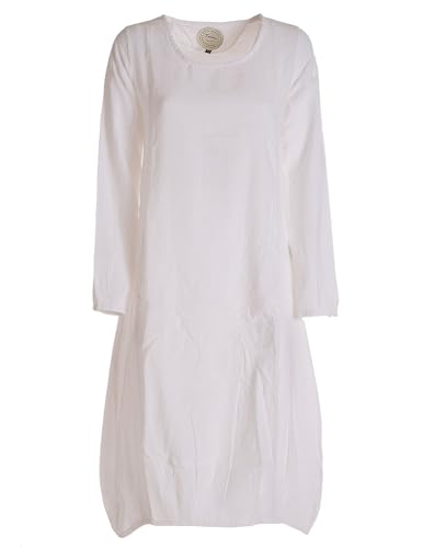Vishes - Alternative Bekleidung - Luftiges Damen Sommerkleid Langarm Longshirt-Kleid Shirt-Kleid weiß 44 Vishes - Alternative Bekleidung - Luftiges Damen Sommerkleid Langarm Longshirt-Kleid Shirt-Kleid weiß 44 von Vishes