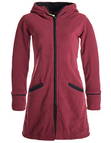 Vishes- Alternative Bekleidung - Warmer Wintermantel aus Eco Fleece mit Zipfelkapuze dunkelrot 34 Vishes- Alternative Bekleidung - Warmer Wintermantel aus Eco Fleece mit Zipfelkapuze dunkelrot 34 von Vishes