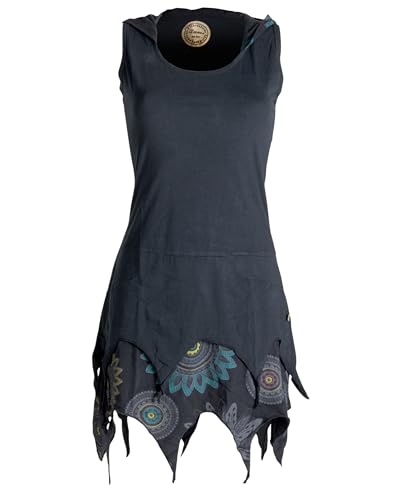 Vishes Damen Elfentunika im Lagenlook mit Zipfeln I Größe 40 I Handgefertigte Tunika aus 100% Baumwolle I Bequem & modisch für Alltag & Freizeit I Nachhaltige Alternative Bekleidung I Schwarz Vishes Damen Elfentunika im Lagenlook mit Zipfeln I Größe 40 I Handgefertigte Tunika aus 100% Baumwolle I Bequem & modisch für Alltag & Freizeit I Nachhaltige Alternative Bekleidung I Schwarz von Vishes
