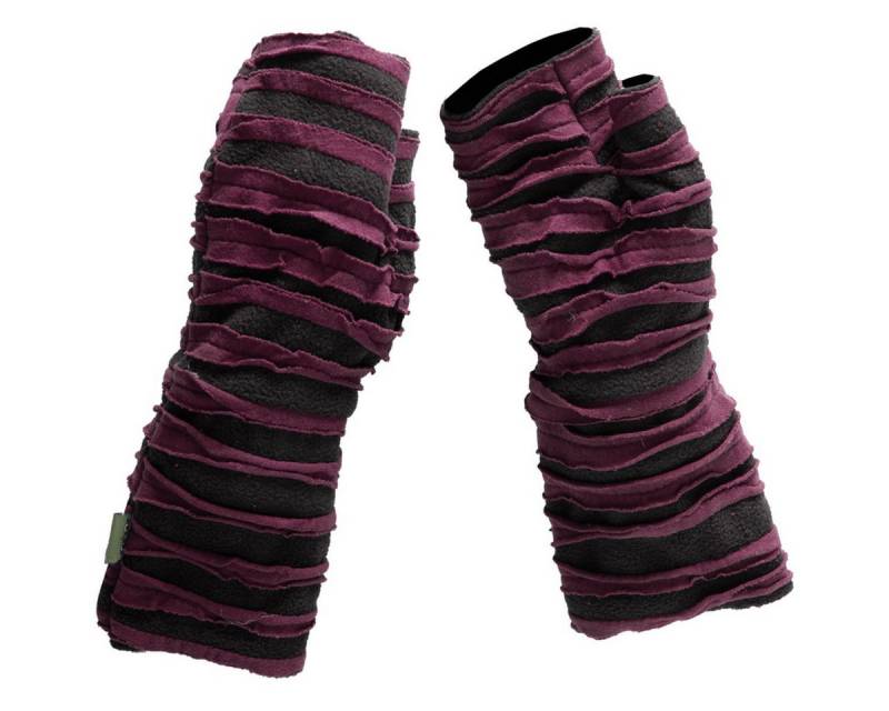Vishes Armstulpen Arm Stulpen Pulswärmer mit Daumen Handschuhe Aufgeschnitten Cutwork Alternative Bekleidung, Hippie, Goa Style von Vishes