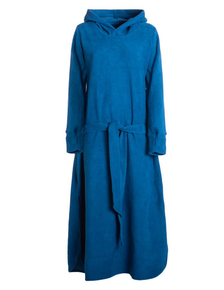 Vishes Ballonkleid Warmes langes Winterkleid aus Fleece mit Daumenlöchern Taschen Kapuze Alternative Bekleidung, Ethno, Hippie, Retro Style von Vishes