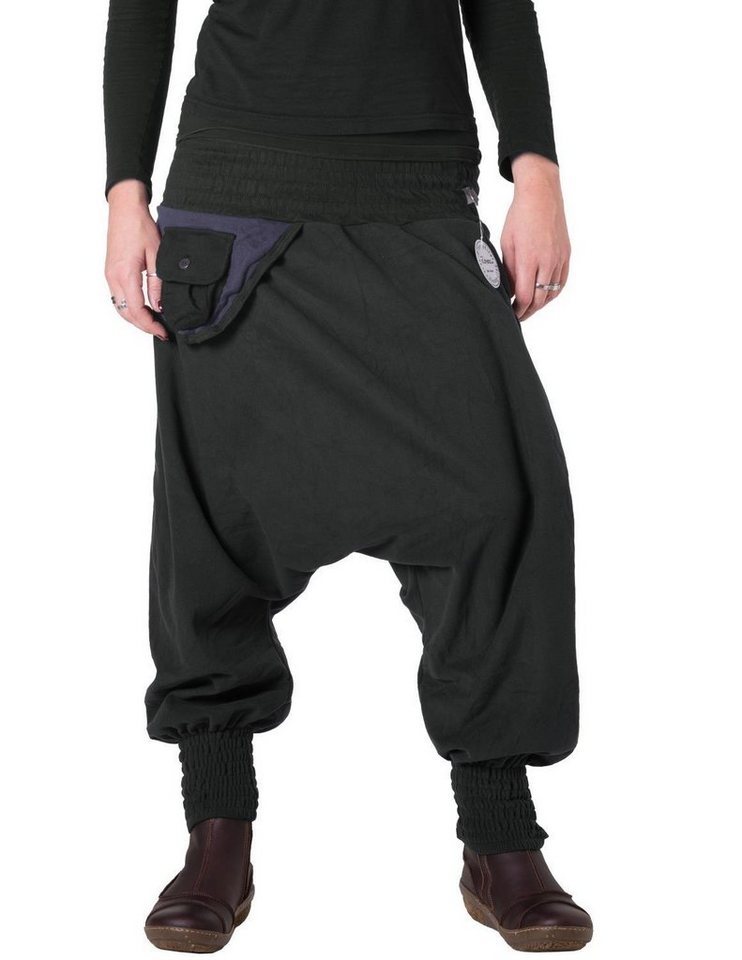 Vishes Fleecehose Thermo Haremshose aus Fleece mit weichem Bund Pumphose, Pluderhose von Vishes