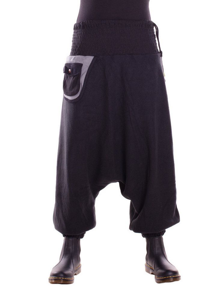Vishes Fleecehose Thermo Haremshose aus Fleece mit weichem Bund Pumphose, Pluderhose von Vishes