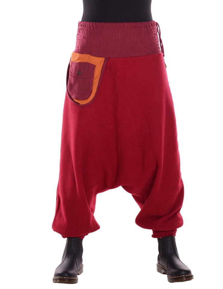 Vishes Fleecehose Thermo Haremshose aus Fleece mit weichem Bund Pumphose, Pluderhose von Vishes