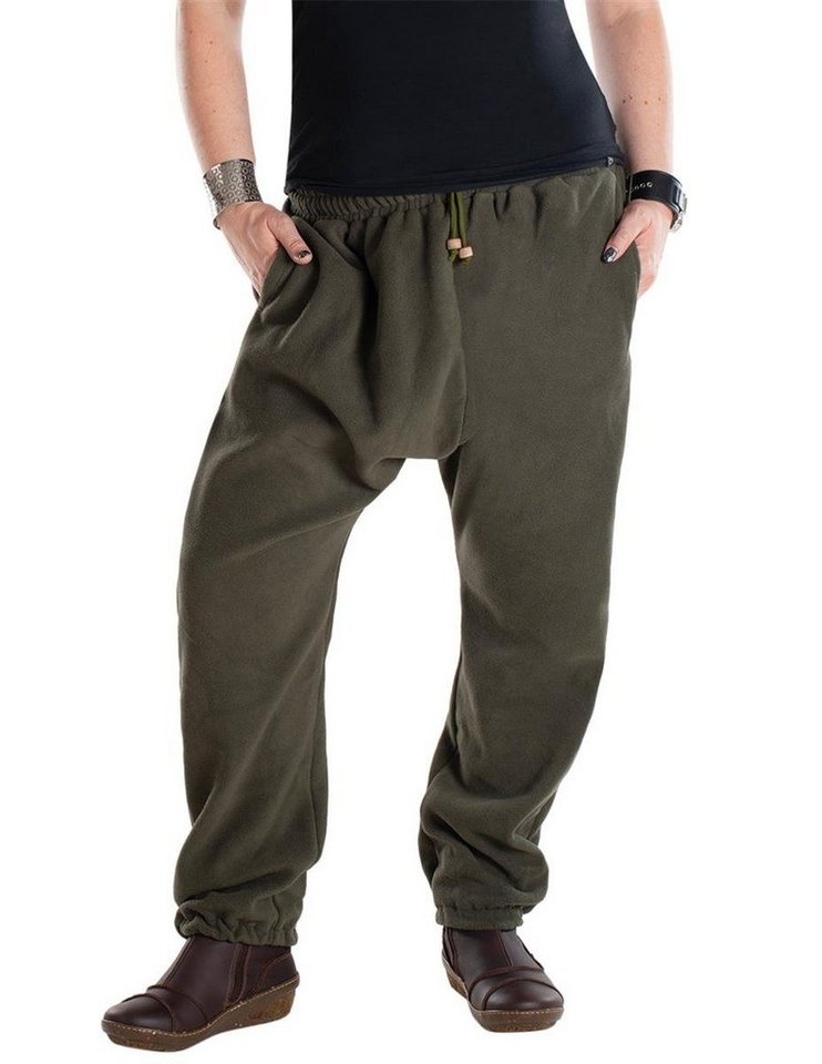Vishes Fleecehose Warme Thermo Haremshose aus Fleece mit Tasche Recycling Fleece Vishes Fleecehose Warme Thermo Haremshose aus Fleece mit Tasche Recycling Fleece von Vishes