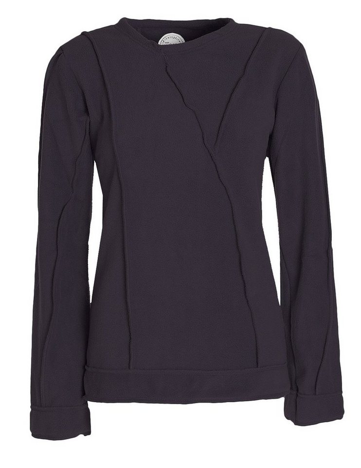 Vishes Fleecepullover Damen warmer Winterpullover Fleecepullover Eco-Fleece Patchwork Style Vishes Fleecepullover Damen warmer Winterpullover Fleecepullover Eco-Fleece Patchwork Style von Vishes