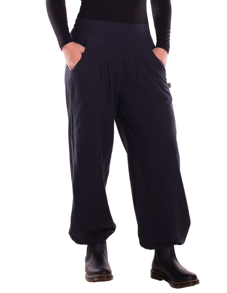 Vishes Haremshose Lange Damen Sommerhose Haremshose Schlupfhose einfarbig Dehnbund Alternative Bekleidung, Ethno, Hippie, Retro Style von Vishes