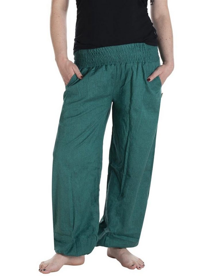 Vishes Haremshose Lange Sommerhose Schlupfhose Einheitsgröße Hippie, Baggyhose, Yogahose von Vishes