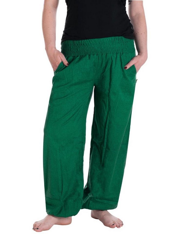 Vishes Haremshose Lange Sommerhose Schlupfhose Einheitsgröße Hippie, Baggyhose, Yogahose von Vishes