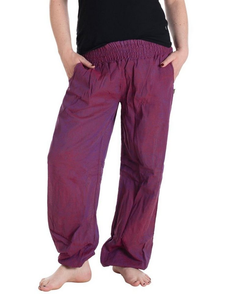 Vishes Haremshose Lange Sommerhose Schlupfhose Einheitsgröße Hippie, Baggyhose, Yogahose von Vishes