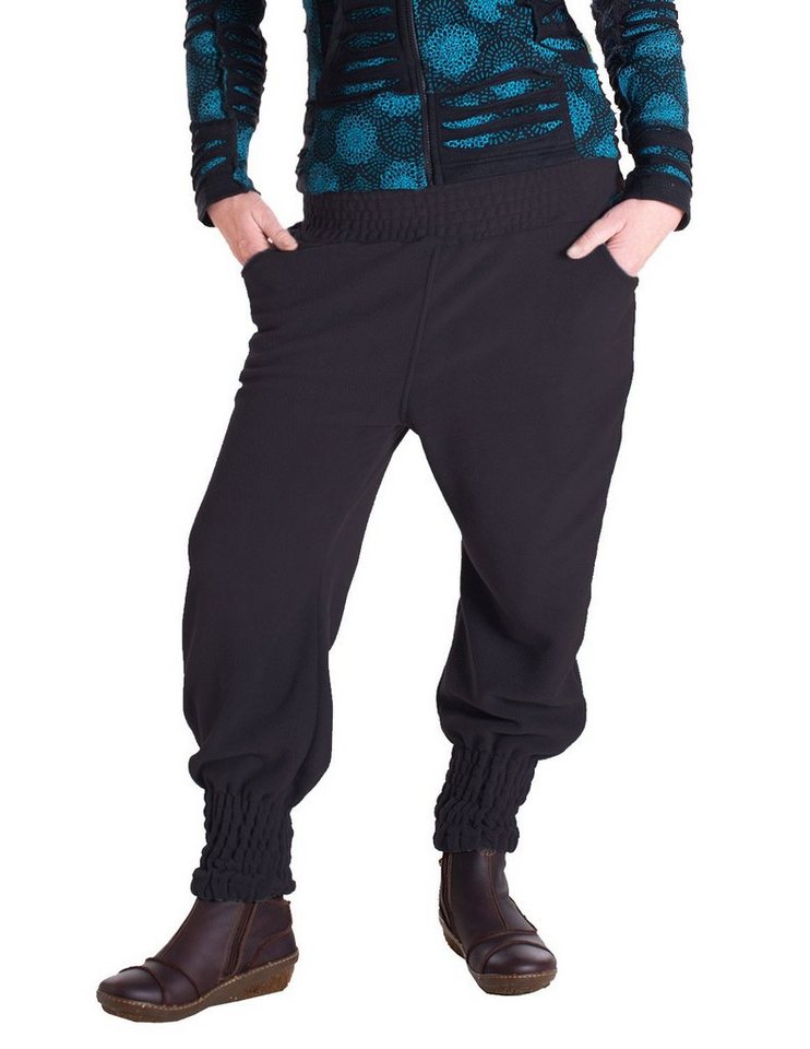 Vishes Haremshose Warme Damen Hose Winterhose Haremshose ECO Fleecehose Thermohose Pumphose, Pluderhose von Vishes