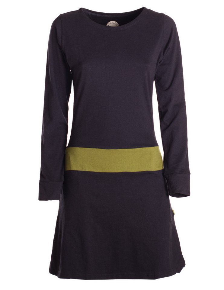 Vishes Jerseykleid Damen A-Linie Kleid Baumwolle Casual Rundhalsausschnitt Daumenlöcher Alternative Bekleidung, Ethno, Hippie, Retro Style Vishes Jerseykleid Damen A-Linie Kleid Baumwolle Casual Rundhalsausschnitt Daumenlöcher Alternative Bekleidung, Ethno, Hippie, Retro Style von Vishes