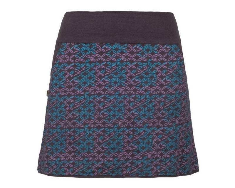 Vishes Jerseyrock Kurzer Damen Baumwoll-Rock mit Facetten Bedruckt mit Taschen Retro, Goa, Hippie Style Vishes Jerseyrock Kurzer Damen Baumwoll-Rock mit Facetten Bedruckt mit Taschen Retro, Goa, Hippie Style von Vishes