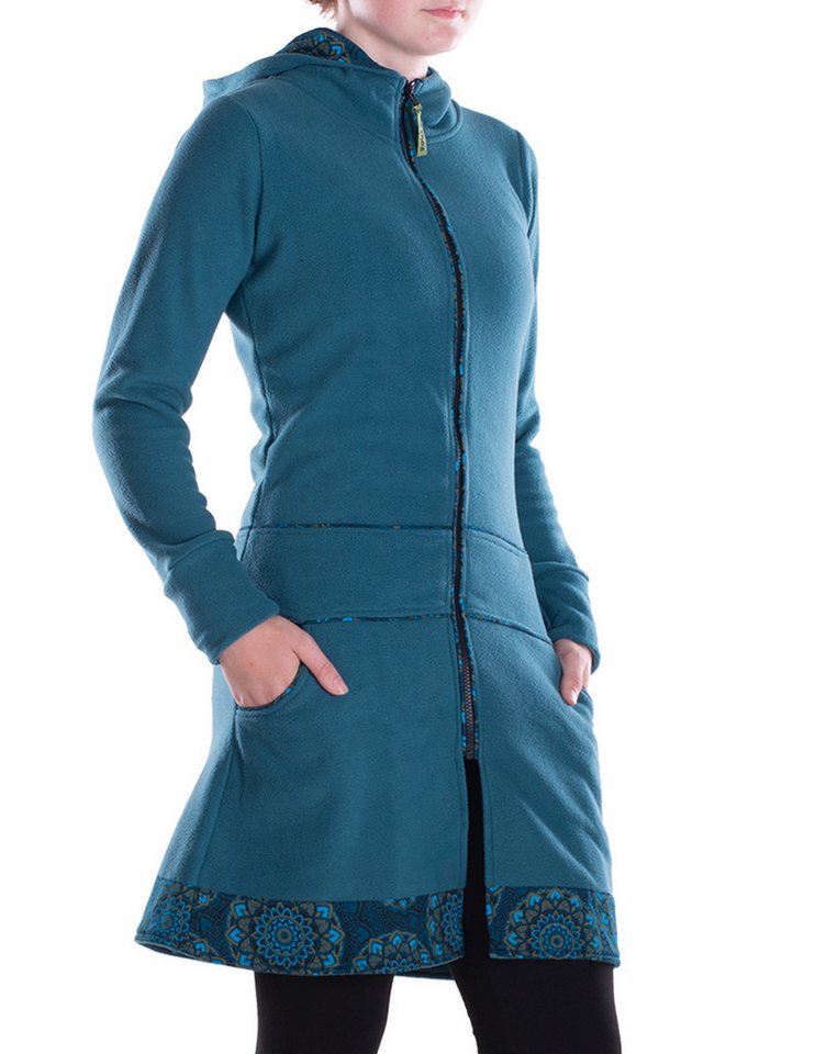 Vishes Kapuzenfleecejacke Damen lange Fleecejacke Hippiemantel Übergangsjacke Kapuze Hippie, Hoodie Style, Alternative Bekleidung Vishes Kapuzenfleecejacke Damen lange Fleecejacke Hippiemantel Übergangsjacke Kapuze Hippie, Hoodie Style, Alternative Bekleidung von Vishes