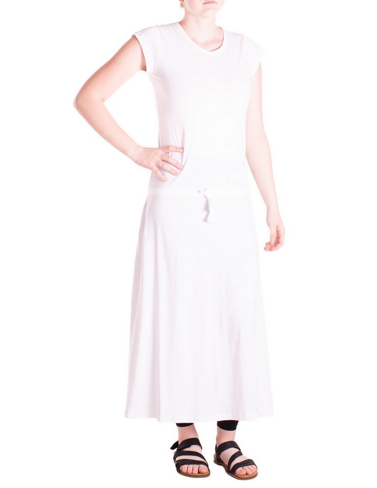 Vishes Maxikleid Langes einfaches Basis Sommerkleid aus Jersey mit Tunnelzug Alternative Bekleidung, Ethno, Hippie, Retro Style von Vishes