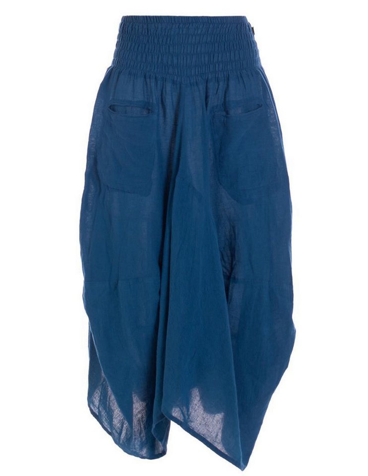 Vishes Maxirock Knöchel-Langer Luftiger Damen Sommer-Rock Einfarbig Sommerröcke Goa, Hippie, Boho Style von Vishes