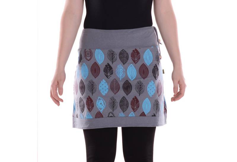 Vishes Minirock Damen Mini-Rock Baumwolle Dschungel-Print elastischer Bund mit Taschen Alternative Bekleidung, Ethno, Hippie, Retro Style Vishes Minirock Damen Mini-Rock Baumwolle Dschungel-Print elastischer Bund mit Taschen Alternative Bekleidung, Ethno, Hippie, Retro Style von Vishes