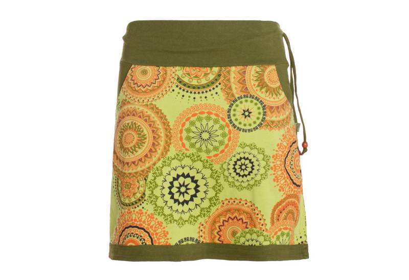 Vishes Minirock Damen Baumwolle Mandala-Muster breiter Bund mit Kordel-Zug und Taschen Alternative Bekleidung, Ethno, Hippie, Retro Style Vishes Minirock Damen Baumwolle Mandala-Muster breiter Bund mit Kordel-Zug und Taschen Alternative Bekleidung, Ethno, Hippie, Retro Style von Vishes