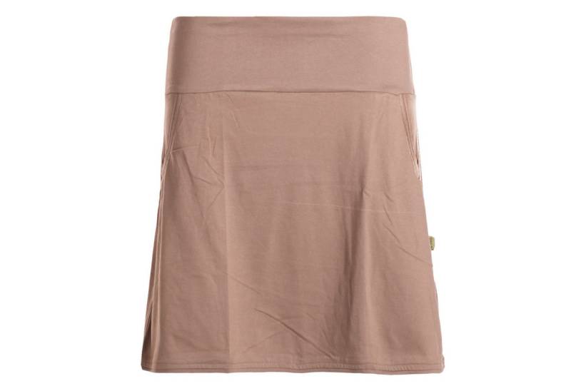 Vishes Minirock Kurzer Damen Basic Rock Bio-Rock Baumwoll-Rock Einfarbig Schlicht Elfen, Hippie, Ethno Style von Vishes