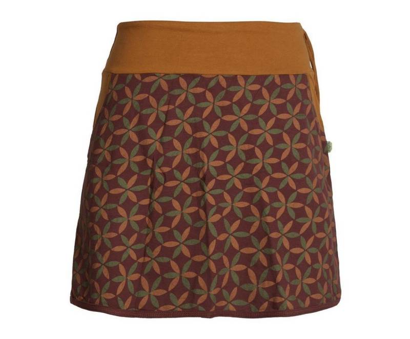 Vishes Minirock Rock 70er Jahre Retro Facetten Blumen-Druck Cacheur, Ethno, Hippie, Boho Style von Vishes