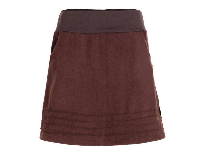 Vishes Minirock Thermorock warmer Damen Winterrock kurz Minirock aus ECO-Fleece Hippie, Retro, Goa Style von Vishes