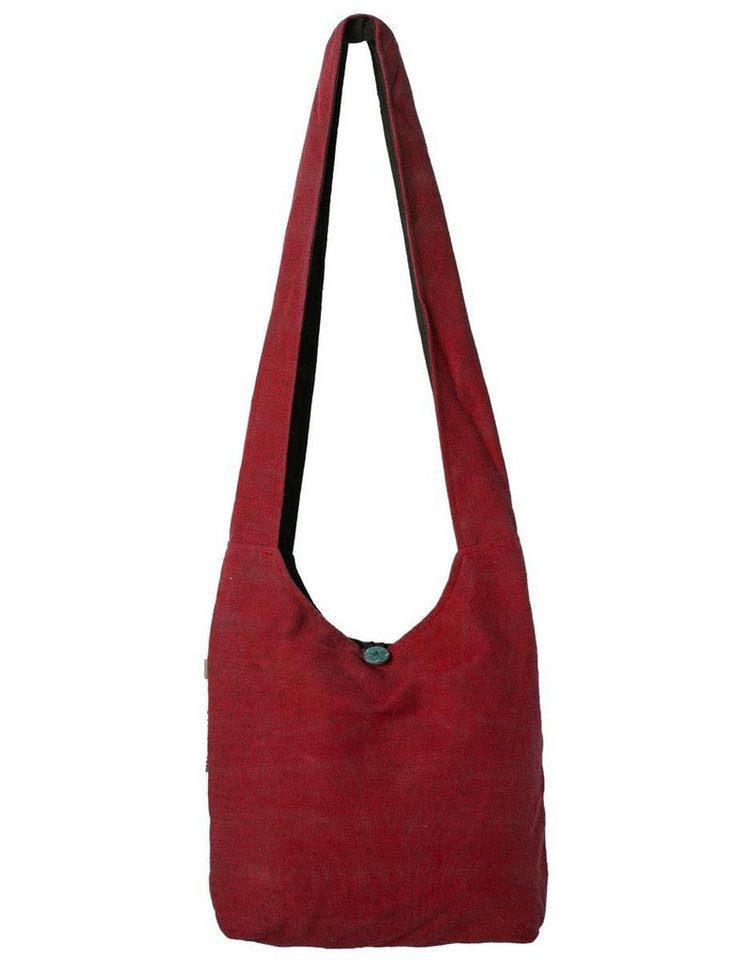 Vishes Shopper Yogi Beuteltasche grob gewebter Baumwolle, Goa, Boho, Hippie, Ethno Style von Vishes