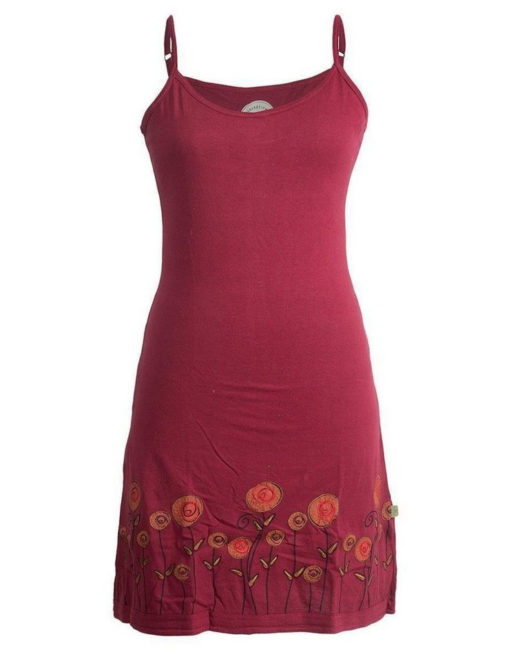 Vishes Sommerkleid Besticktes Rosen Kleid mit verstellbaren Trägern Boho, Elfen, Hippie Style von Vishes