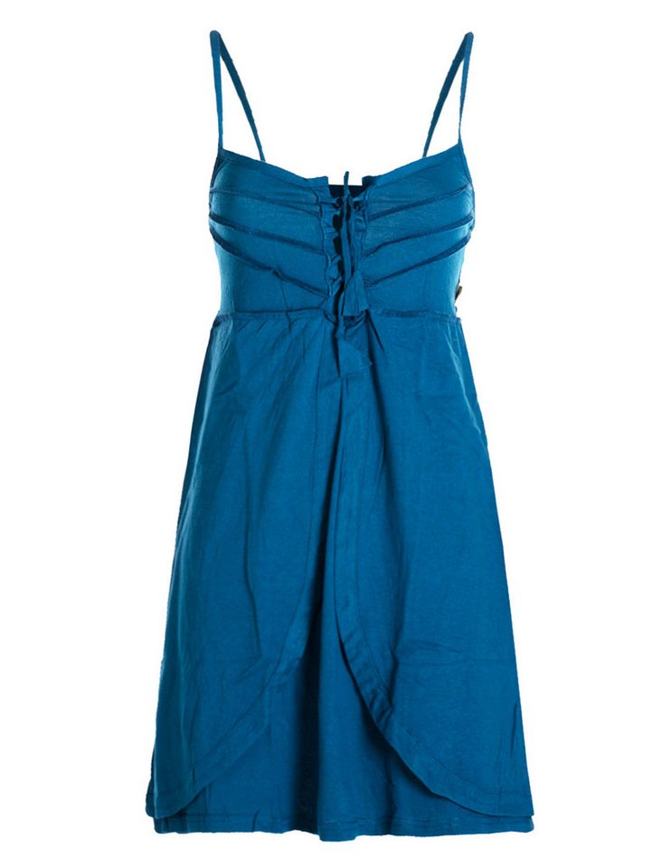 Vishes Sommerkleid Damen Babydoll-Kleid Tunika-Kleid Sommerkleid verstellbare Träger Hippie, Elfen Sytyle von Vishes