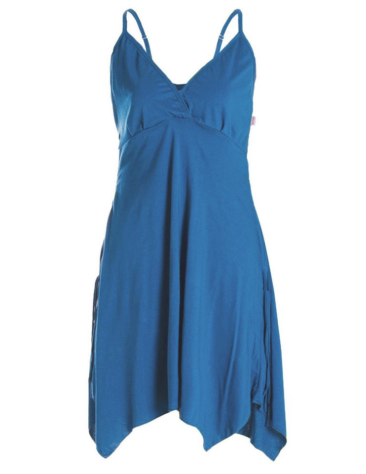Vishes Sommerkleid Damen Bio-Baumwolle Spaghettiträger-Kleid Hippie, Ethno, Goa Style von Vishes
