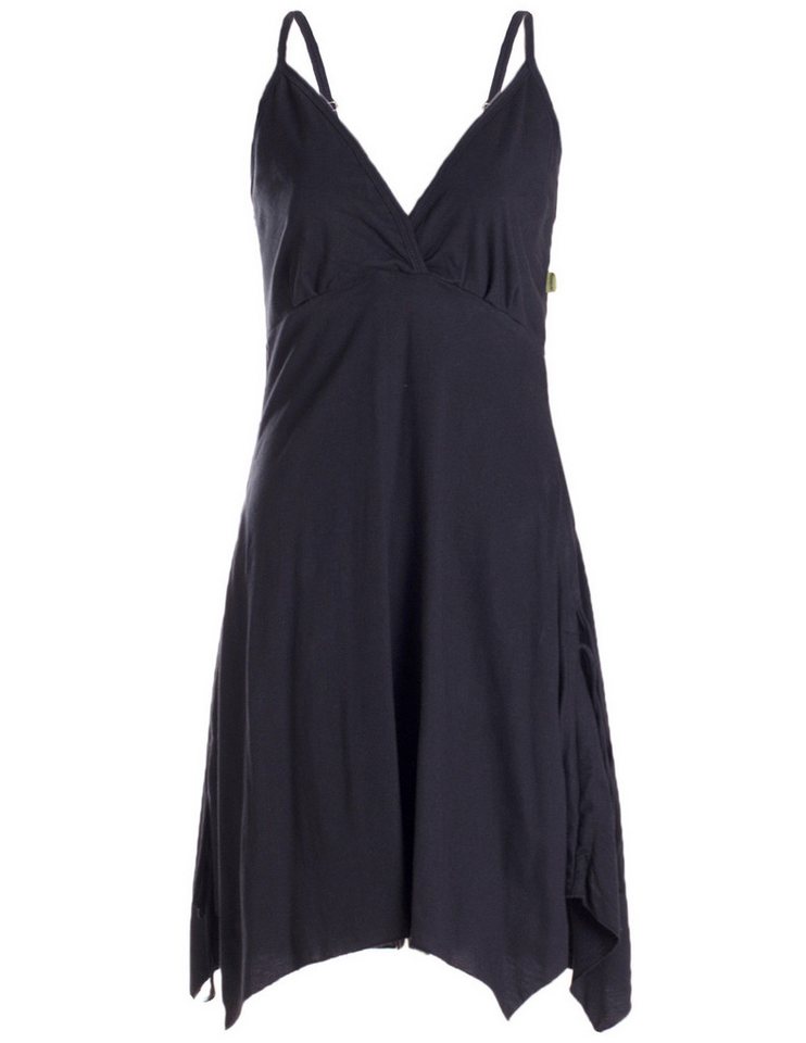 Vishes Sommerkleid Damen Bio-Baumwolle Spaghettiträger-Kleid Hippie, Ethno, Goa Style von Vishes