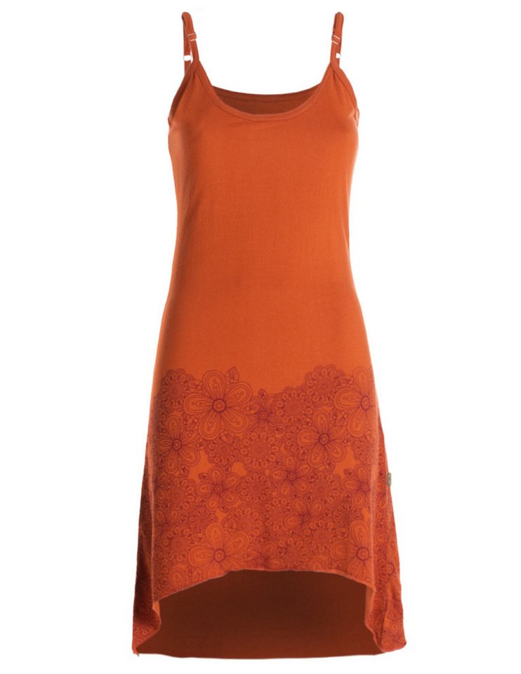 Vishes Sommerkleid Damen Sommer-Kleid High-Low Kleid Spagettiträger-Kleid Shirt-Kleid Goa, Boho, Hipiie Style von Vishes