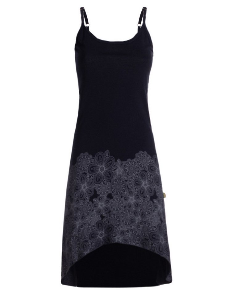 Vishes Sommerkleid Damen Sommer-Kleid High-Low Kleid Spagettiträger-Kleid Shirt-Kleid Goa, Boho, Hipiie Style von Vishes