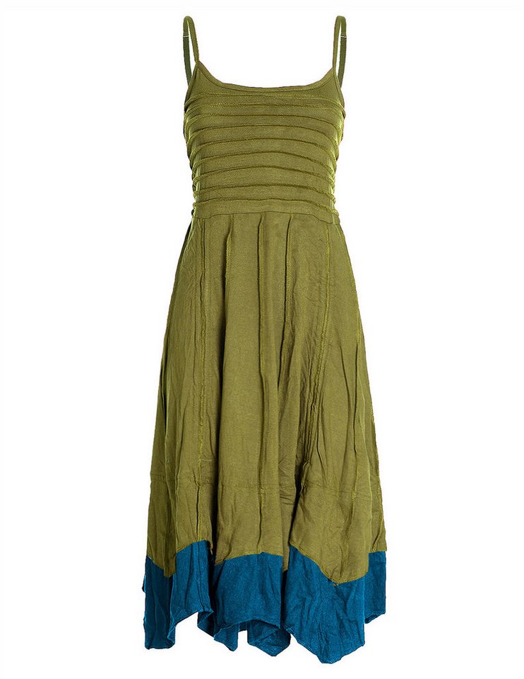 Vishes Sommerkleid Damen Sommer-Kleid längen-verstellbar Spagettiträger-Kleid Hippie, Ethno, Goa Style von Vishes