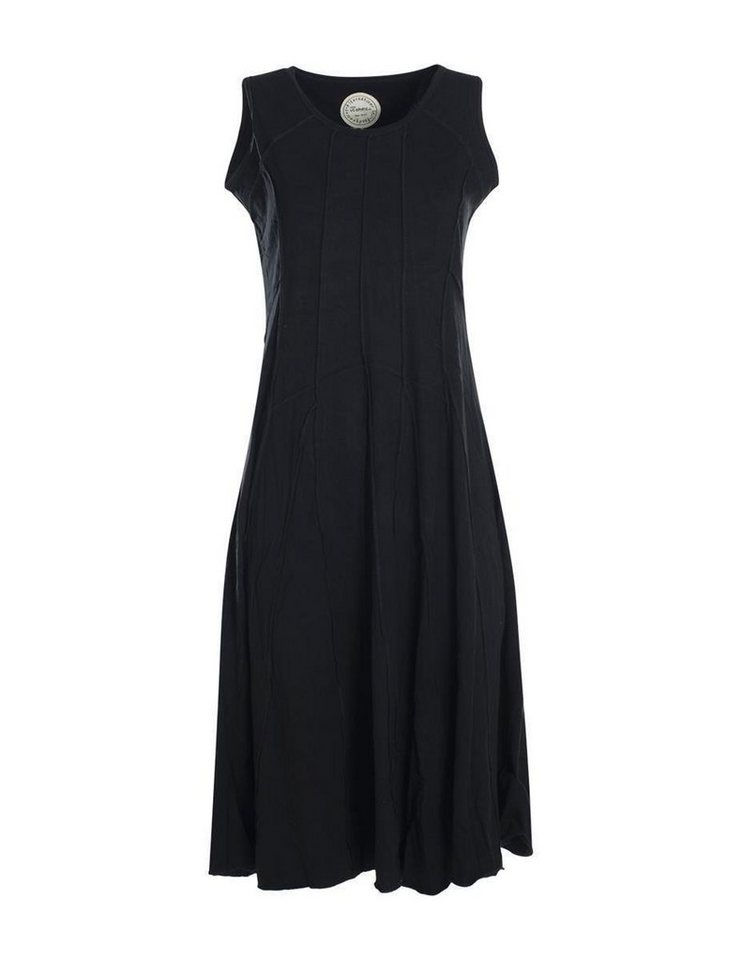 Vishes Sommerkleid Langes Einfarbiges Damen Sommerkleid ohne Ärmel Patchwork Hippie, Boho, Goa Style von Vishes