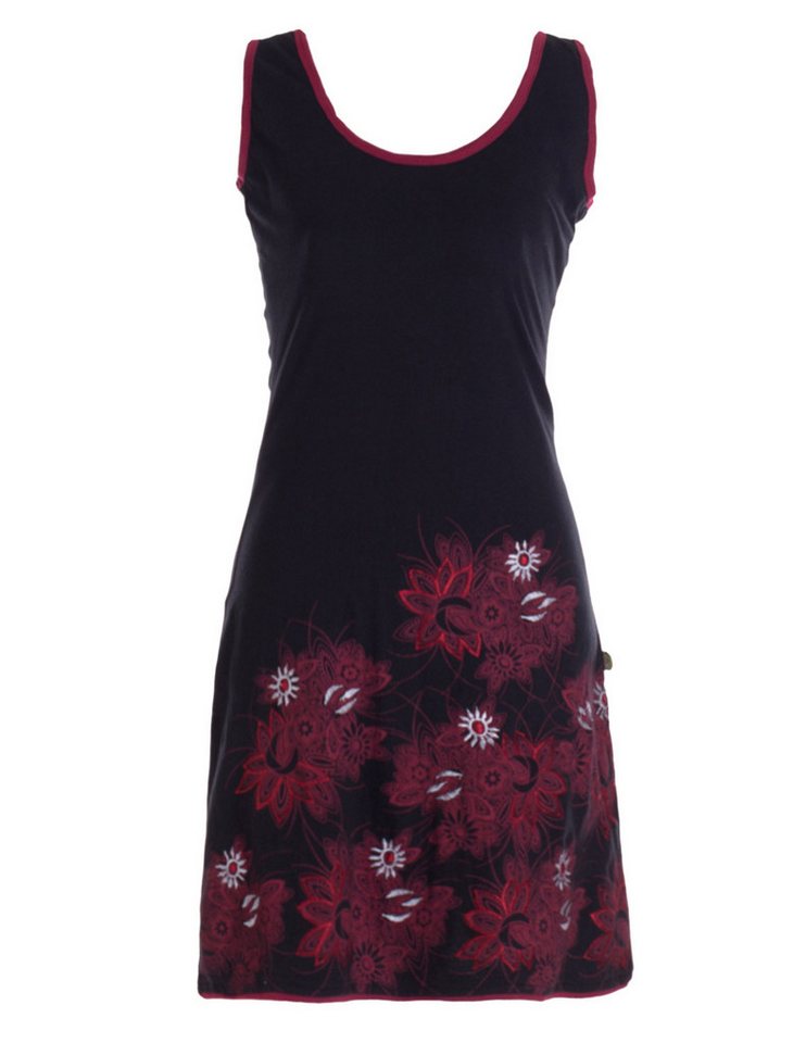 Vishes Tunikakleid Damen Longshirt-Kleid Sommer Mini-Kleid Tunika-Kleid Shirtkleid Boho, Goa, Hippie Style von Vishes