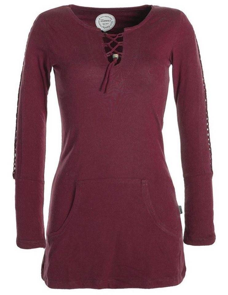 Vishes Tunikakleid Langärmlige Tunika Biobaumwolle Schürung Taschen Ethno, Hippie, Boho, Elfen Style Vishes Tunikakleid Langärmlige Tunika Biobaumwolle Schürung Taschen Ethno, Hippie, Boho, Elfen Style von Vishes