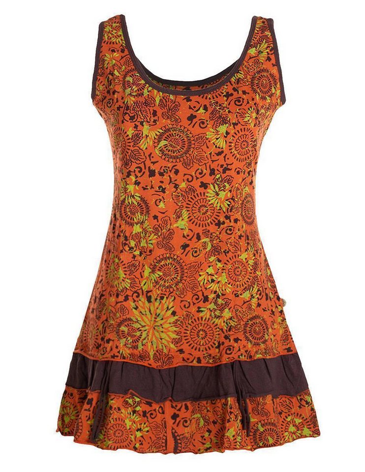 Vishes Tunikakleid Vishes - Damen Lagen-Look Jersey-Tunika Sommerkleid Träger-Kleid Elfen, Hippie, Ethno Style von Vishes