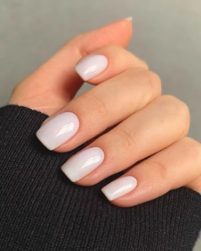 Vishine 16ml Semi-Permanenter Nagellack - Neutrales Milchiges Weiß, Translucent Milky White - Soak-Off UV LED Gel Polish für Maniküre und Nail Art E020 von Vishine