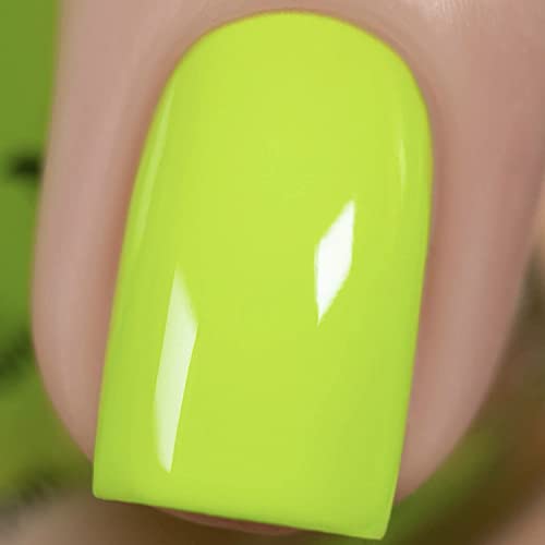 Vishine Neon Color Gel Nagellack, 16ml Elektrisierender Neon Zitronen Limonengrün Creme Gel NagelSoak Off UV LEDNagel Lampen Gel Nagellack Nagelkunst Maniküre Salon DIY Home M097 von Vishine