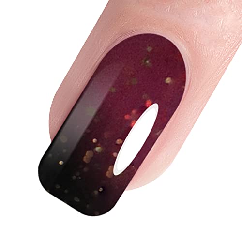 Vishine UV LED Nagellack Thermo Gellack ablösbarer Temperatur Farbwechsel Gel Nagellack Nail Art Gel Polish 8ml #5007 von Vishine