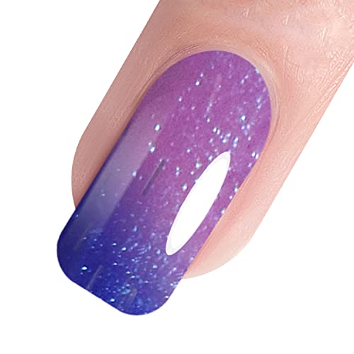 Vishine UV LED Nagellack Thermo Gellack ablösbarer Temperatur Farbwechsel Gel Nagellack Nail Art Gel Polish 8ml #5012 von Vishine