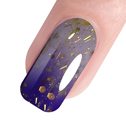 Vishine UV LED Nagellack Thermo Gellack ablösbarer Temperatur Farbwechsel Gel Nagellack Nail Art Gel Polish 8ml #5023 von Vishine