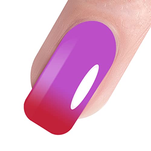 Vishine UV Nagellack Shellac UV LED Gel auflosbarer Thermo Effekt Nagellack Farbwechsel Thermo Gel 8ml 5749 von Vishine