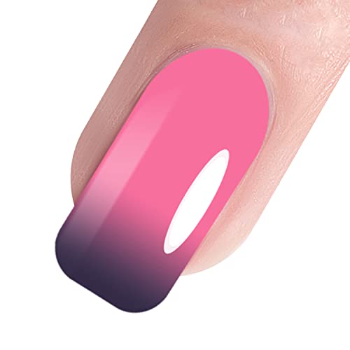 Vishine UV Nagellack Shellac UV LED Gel auflosbarer Thermo Effekt Nagellack Farbwechsel Thermo Gel 8ml 5751 von Vishine